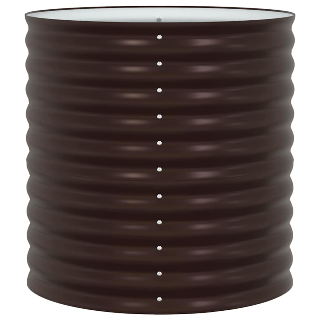 Повдигнато легло Кафяво 80 x 80 x 81 cm Стомана - VL42008136 - Thumbnail 7