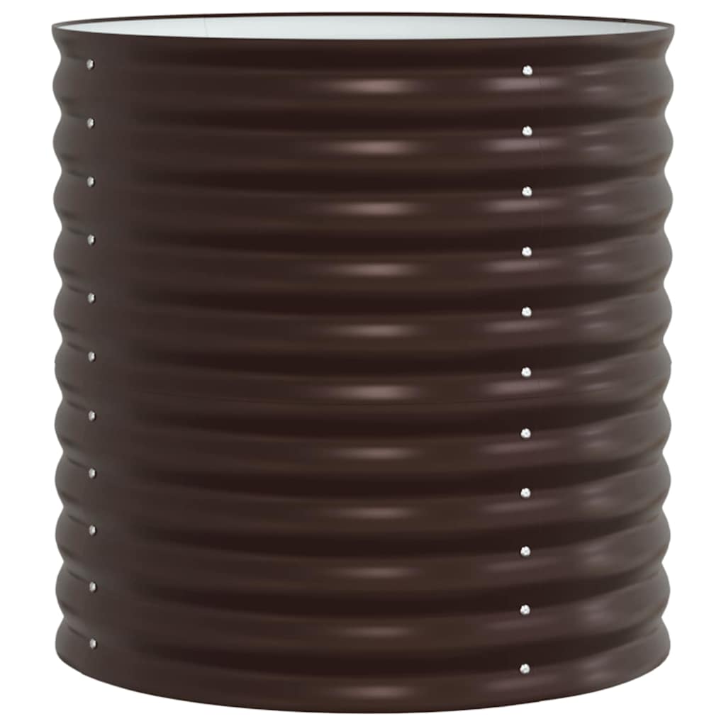 Повдигнато легло Кафяво 80 x 80 x 81 cm Стомана - VL42008136 - Thumbnail 2