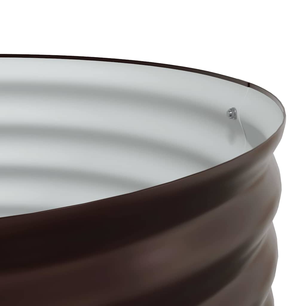 Повдигнато легло Кафяво 80 x 80 x 81 cm Стомана - VL42008136 - Thumbnail 9