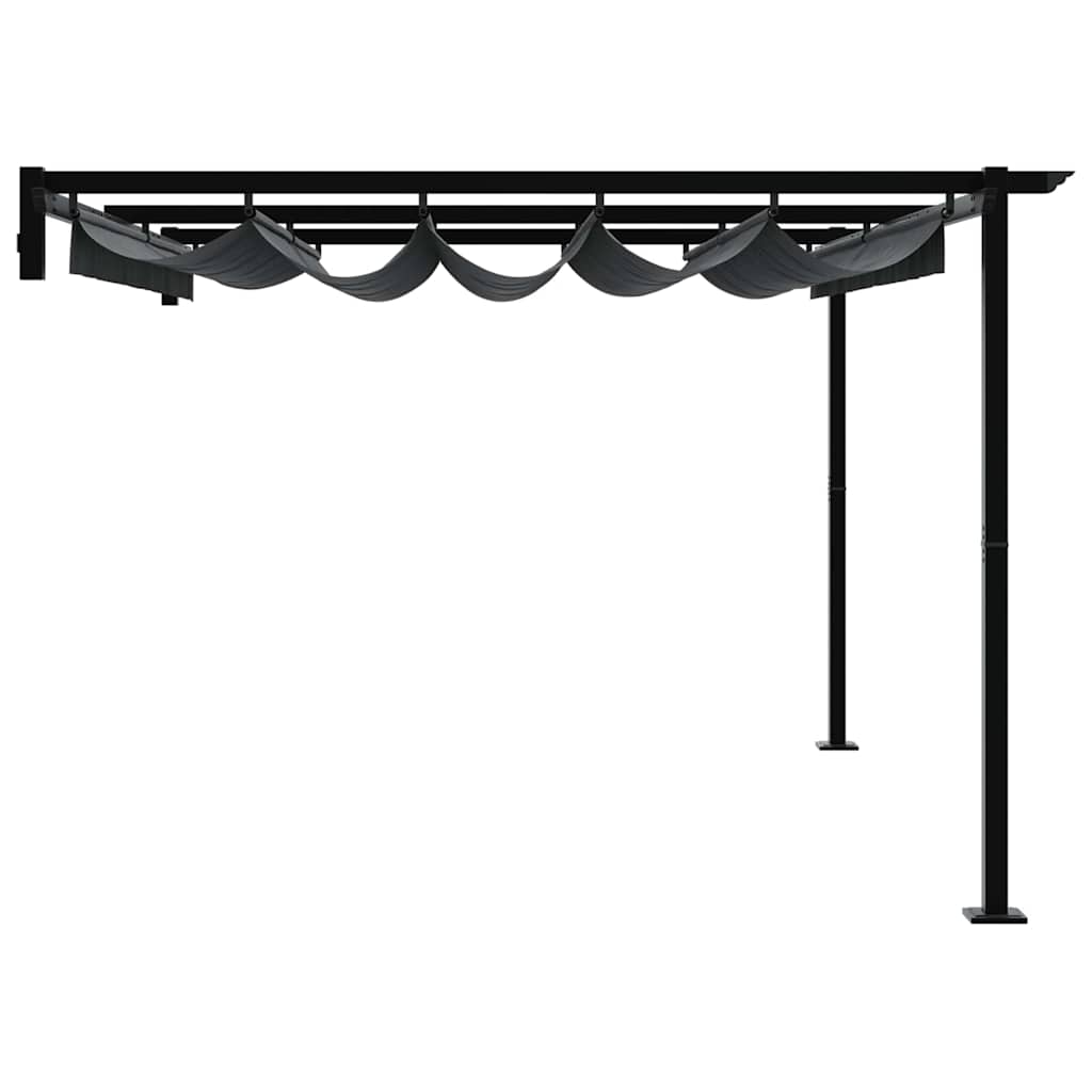 Шатра Антрацит 400 x 300 x 200 см Полиестер - VL4003975 - Image 5