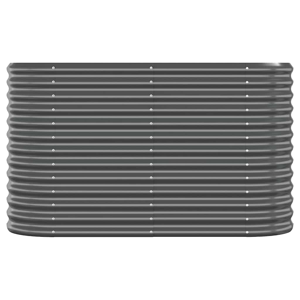 Градинска повдигната леха поцинкована стомана антрацит - VL318891 - Thumbnail 3