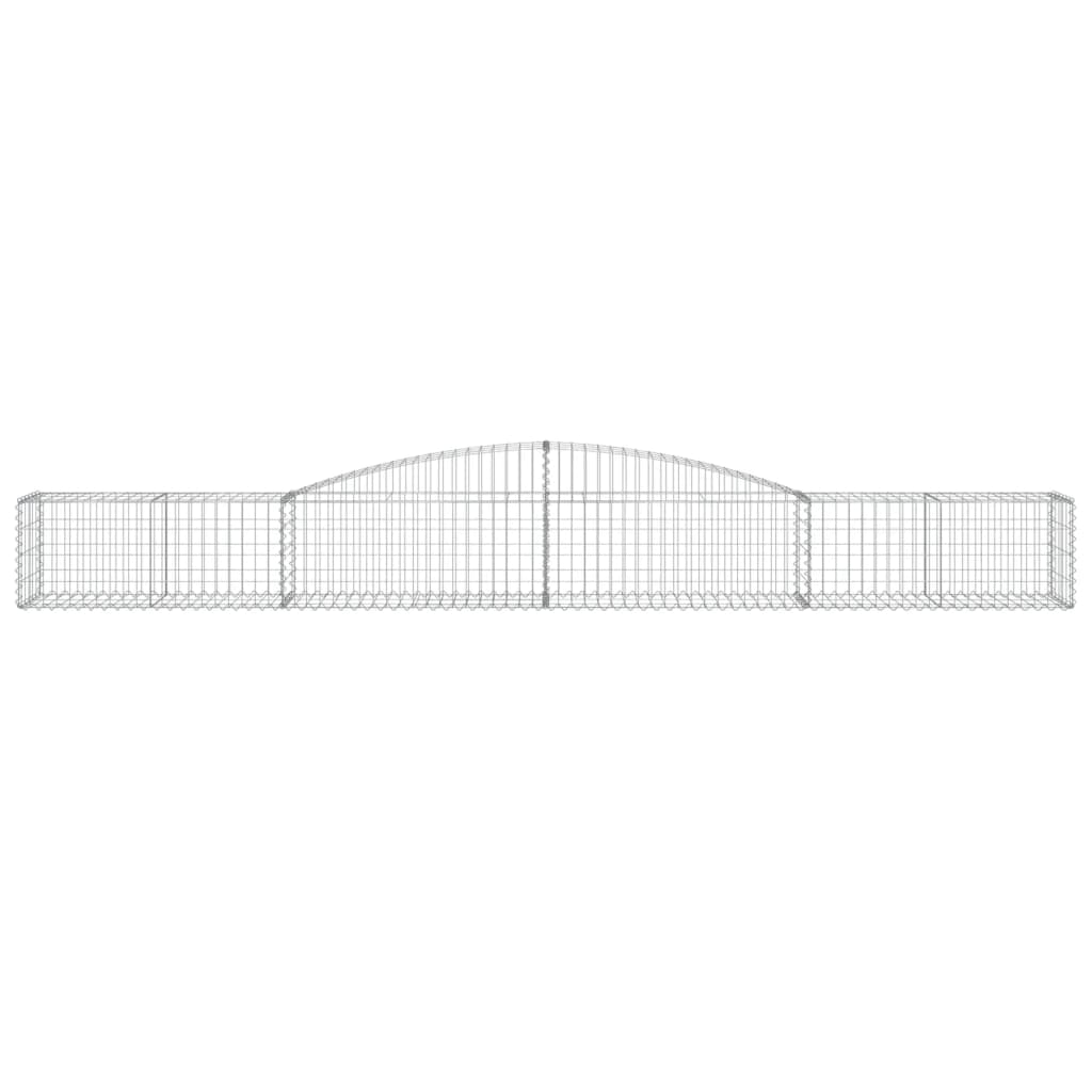 Габионни кошници арка 10 бр 400x50x40/60 см поцинковано желязо - VL3146965 - Image 4