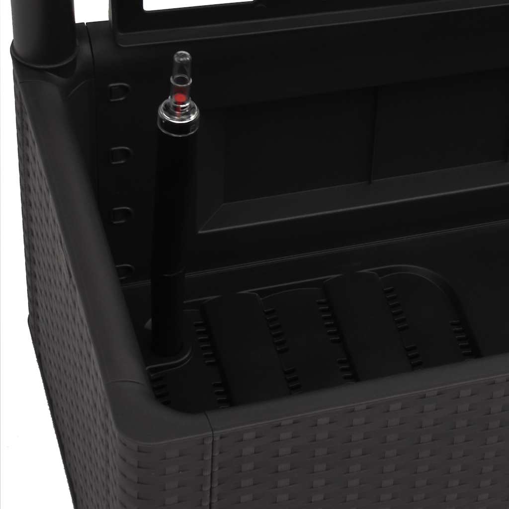 Градинска повдигната леха с решетка, самополивна, антрацит - VL313969 - Thumbnail 7