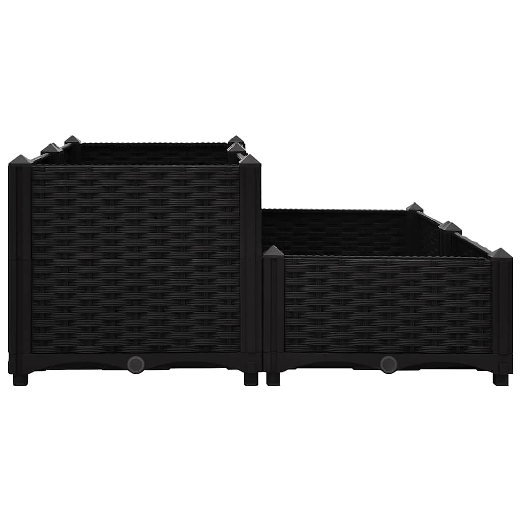 Повдигната леха, 80x80x38 см, полипропилен - VL316538 - Image 4