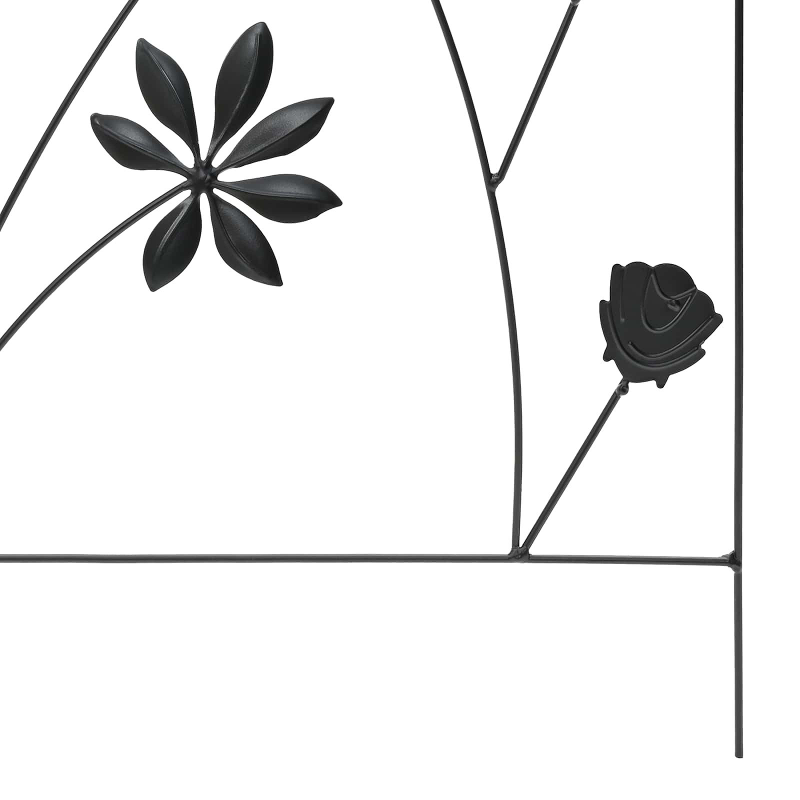 Градска ограда с заключване 3 pcs Черно 112 x 39,5 см Стомана - VL42021360 - Thumbnail 8