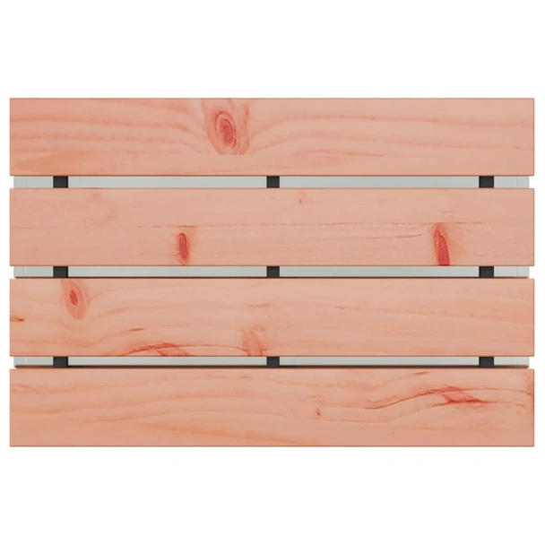 Сребриста пейка 60×40×43 см — поцинкована стомана + дугласка - Image 6