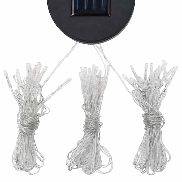 Шатра 3 x 3 м таупе — полиестер 180 г/м² — мрежа и LED — стомана - Image 10