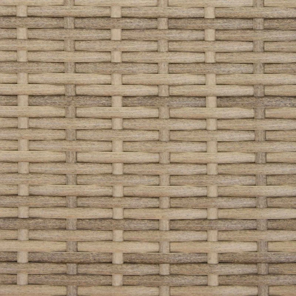 Външна пейка 107×61×80 см — PE ратан — бежова/кремава — стоманена рамка - Image 9