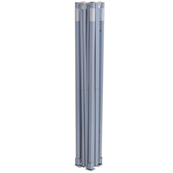 Сгъваема парти шатра 2,9 x 2,9 м антрацит — оксфорд PVC — стомана - Image 5