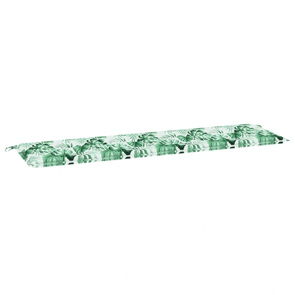 Пад за пейка 150x50x3 см листо на листа — оксфорд тъкан - Image 2
