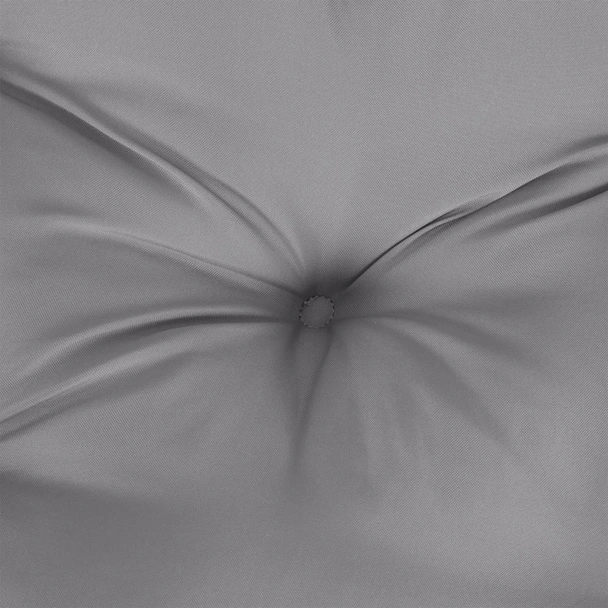 Възглавница за пейка 120x50x7 см сива — оксфорд плат - Image 5