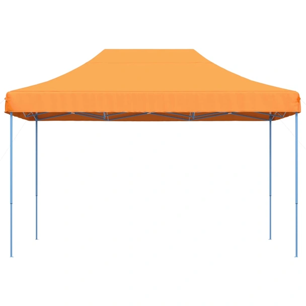 Pop-up парти шатра 4,1 x 2,8 м оранжева — оксфорд с PVC — стоманена рамка - Image 3