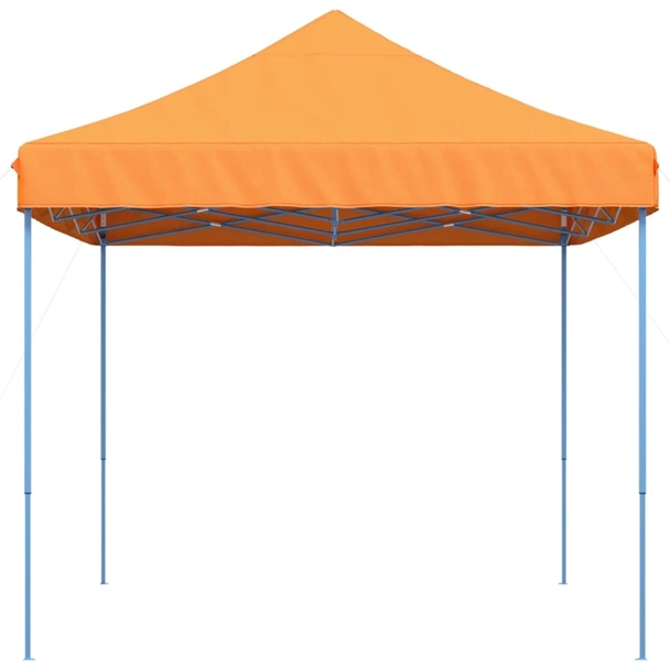 Pop-up парти шатра 4,1 x 2,8 м оранжева — оксфорд с PVC — стоманена рамка - Image 5