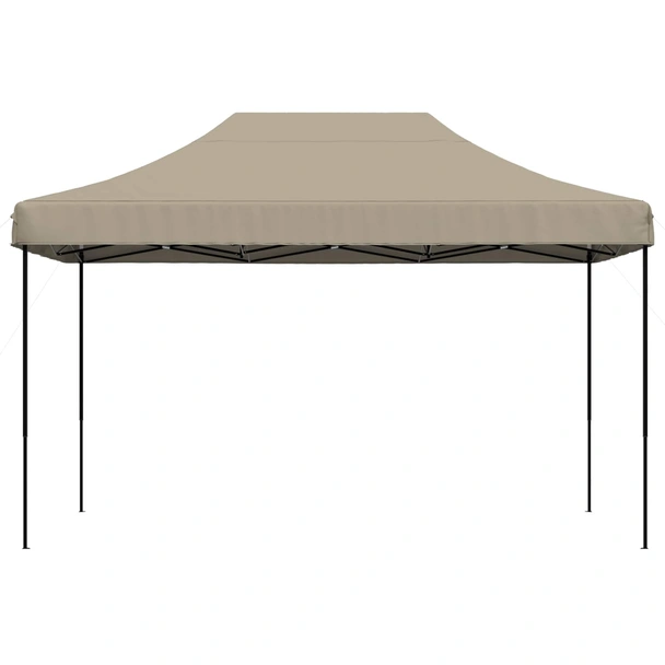 Pop-up парти шатра 4,4 x 2,9 м таупе — оксфорд с PVC — стоманена рамка - Image 3