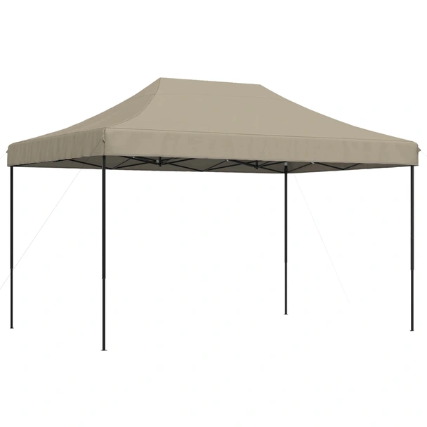 Pop-up парти шатра 4,4 x 2,9 м таупе — оксфорд с PVC — стоманена рамка - Image 5