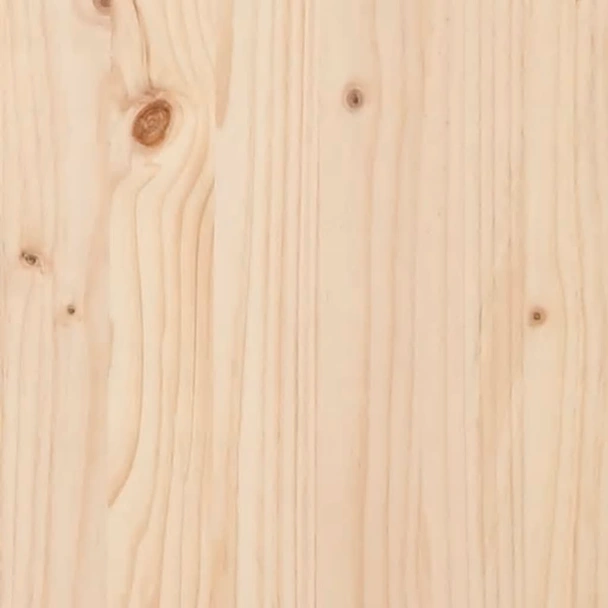 Градинска пейка 175x55x89 см кафява 2-местна — борово дърво масив — с маса - Image 7