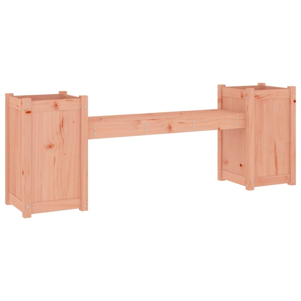 Пейка с 2 саксии 180×36×63 см — дугласко дърво масив - Image 2