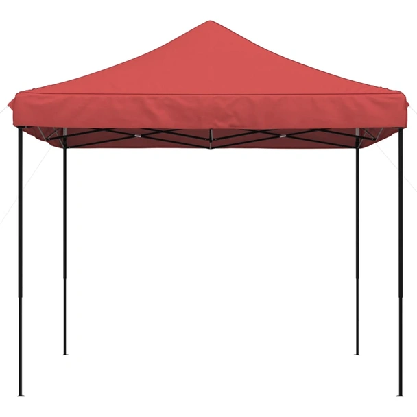 Pop-up парти шатра 2,9 x 2,9 м бордо — оксфорд с PVC — стоманена рамка - Image 3