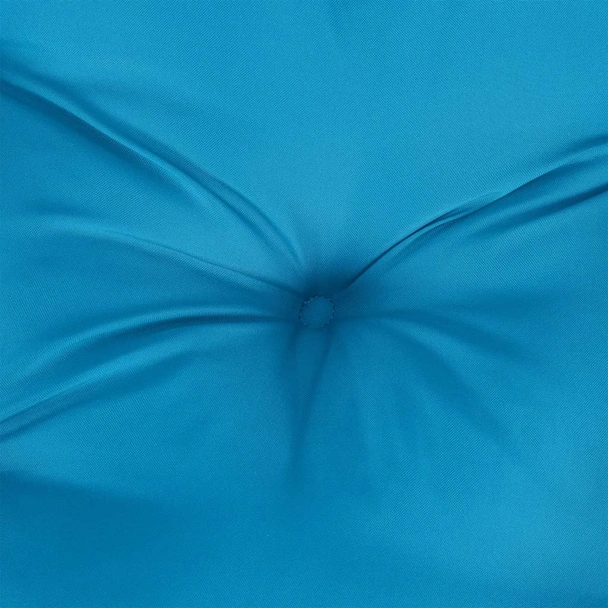 Възглавница за пейка светлосиня 120x(50+50)x7 см оксфорд L-форма - Image 7