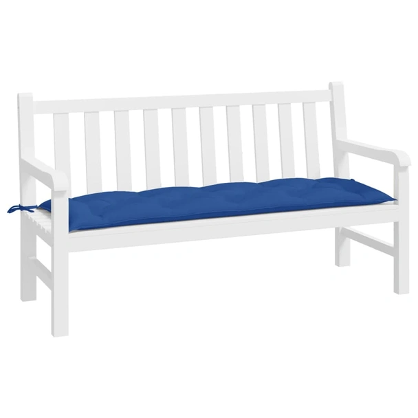 Възглавница за пейка 150x50x7 см кралско синьо — оксфорд плат - Image 3