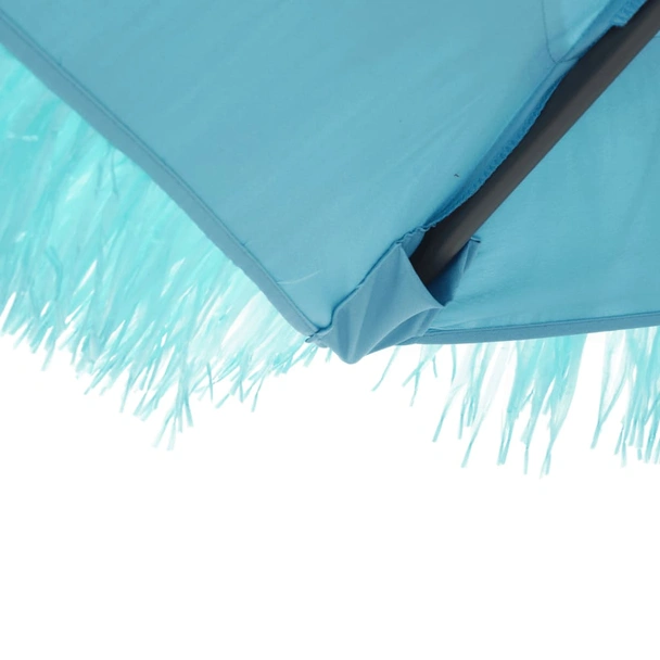 Градински чадър 2,5 x 2,5 м син — полиестер — със стойка — стоманен прът - Image 8