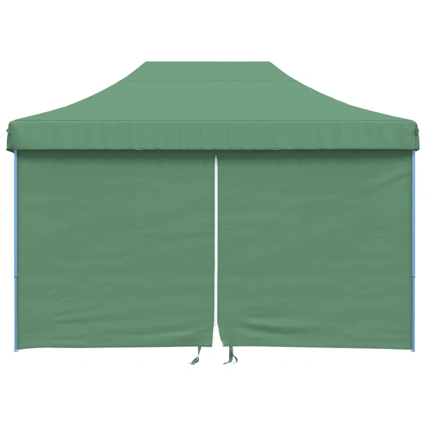 Pop-up парти шатра 4,1 x 2,8 м зелена — оксфорд с PVC — 4 стени — стомана - Image 3