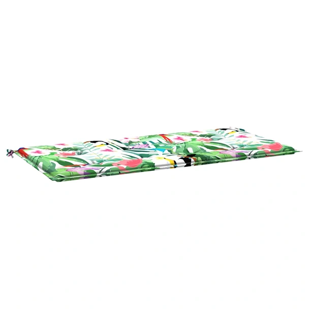 Възглавница за пейка 120x50x4 см шарена — оксфорд плат - Image 2