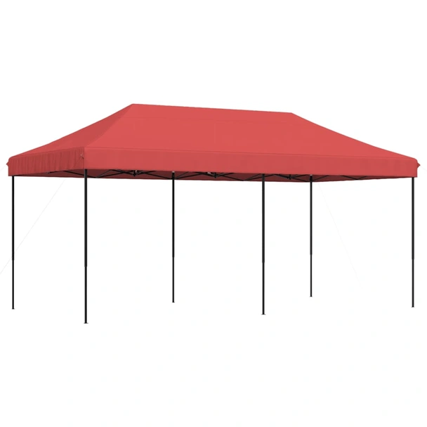 Pop-up парти шатра 5,8 x 2,9 м бордо — оксфорд с PVC — стоманена рамка - Image 5