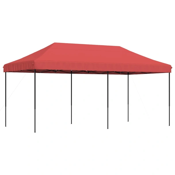 Pop-up парти шатра 5,8 x 2,9 м бордо — оксфорд с PVC — стоманена рамка - Image 2