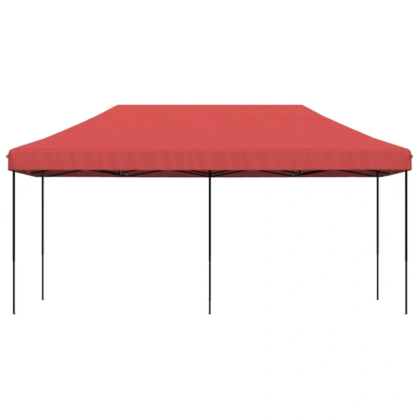 Pop-up парти шатра 5,8 x 2,9 м бордо — оксфорд с PVC — стоманена рамка - Image 3