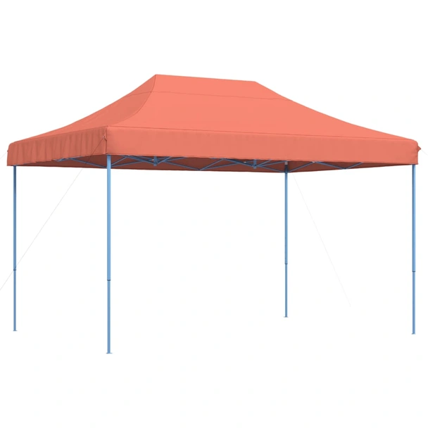 Pop-up парти шатра 4,1 x 2,8 м теракота — оксфорд с PVC — стоманена рамка - Image 2