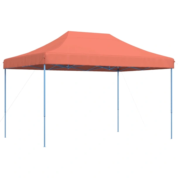 Pop-up парти шатра 4,1 x 2,8 м теракота — оксфорд с PVC — стоманена рамка - Image 5