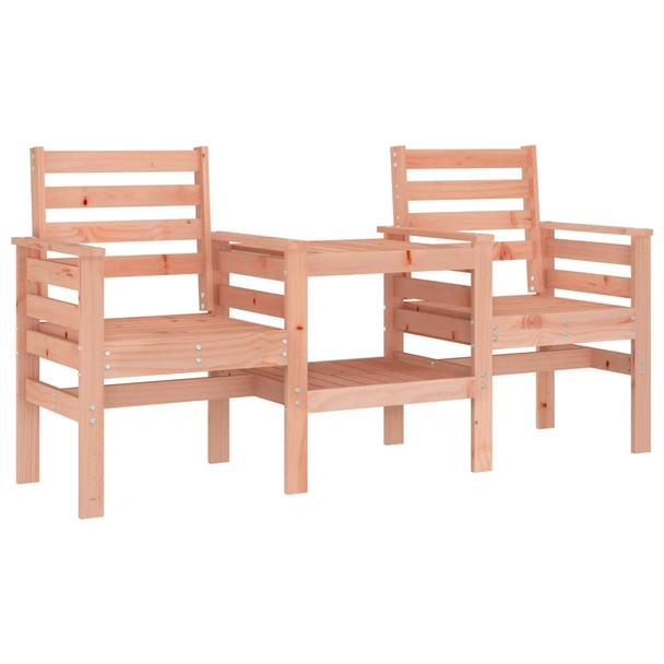 Градинска пейка с маса 175×55×89 см 2-местна — дугласко дърво - Image 2