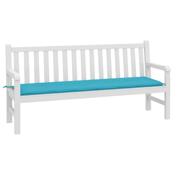 Пад за пейка 150x50x3 см тюркоаз — оксфорд тъкан - Image 3