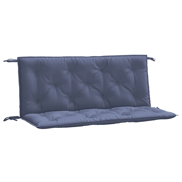 Възглавници за пейка 2 бр 120x50x7 см нейви синьо — оксфорд плат - Image 2