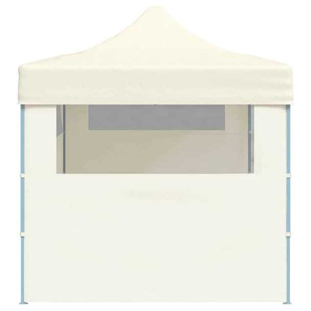 Pop-up парти шатра 5,8 x 2,9 м кремава — полиестер с PVC — 1 стена — стомана - Image 5