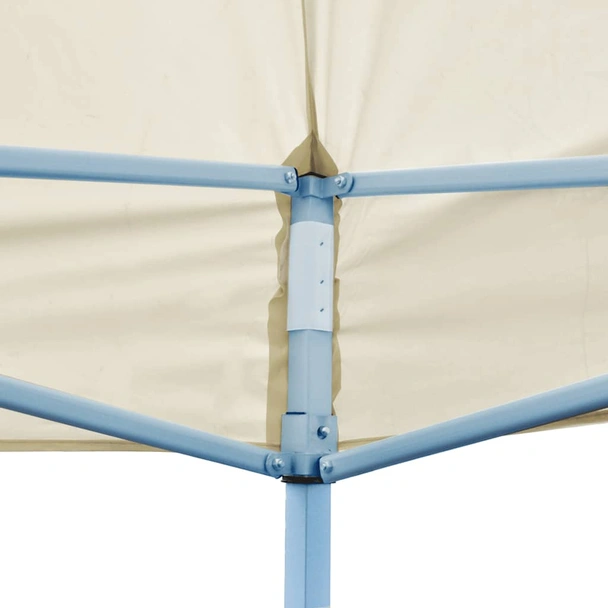 Pop-up парти шатра 5,8 x 2,9 м кремава — полиестер с PVC — 1 стена — стомана - Image 10