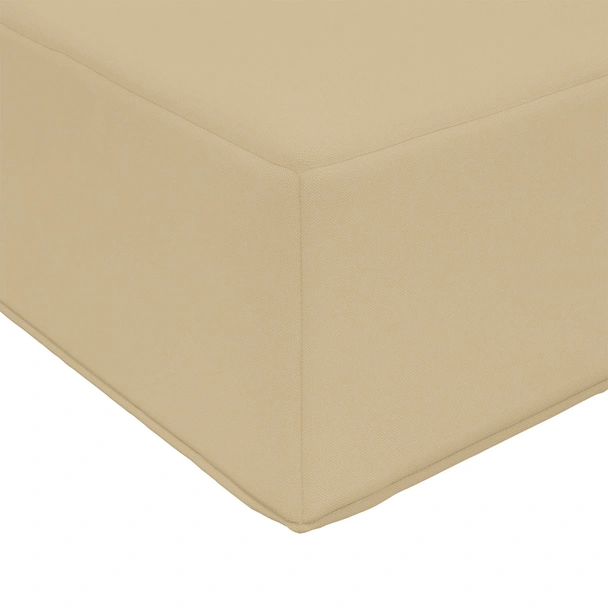 Възглавница за седалка 80x40x8 см бежова — полиестер - Image 6
