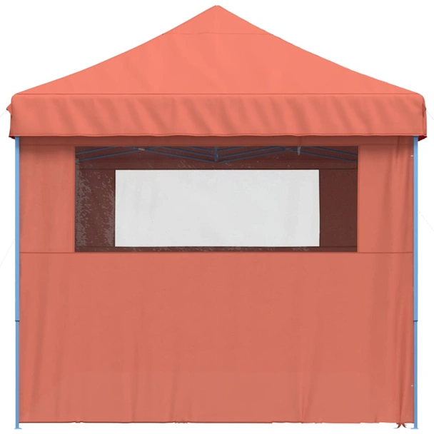 Pop-up парти шатра 5,8 x 2,9 м теракота — оксфорд с PVC — 4 стени — стомана - Image 5