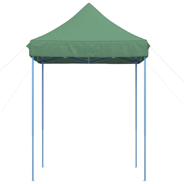 Pop-up парти шатра 2 x 2 м зелена — оксфорд с PVC — стоманена рамка - Image 3