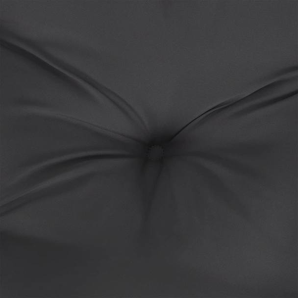 Възглавница за пейка 150x50x7 см черна — оксфорд плат - Image 5