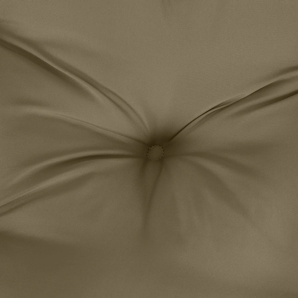 Възглавница за пейка 120x50x7 см таупе меланж — полиестер - Image 6
