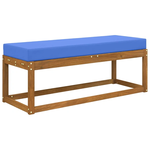 Възглавница за пейка 111,5 x 40 x 8 см тюркоаз — полиестер - Image 3