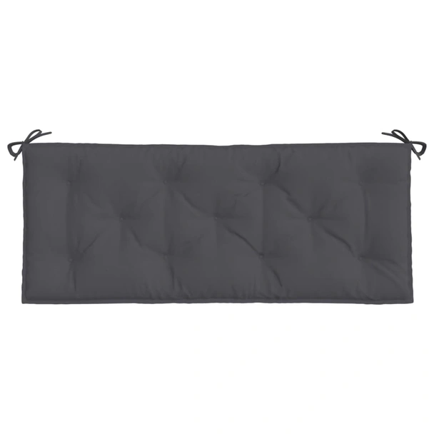 Възглавници за пейки 2 бр 120x50x7 см антрацит — оксфорд плат - Image 5
