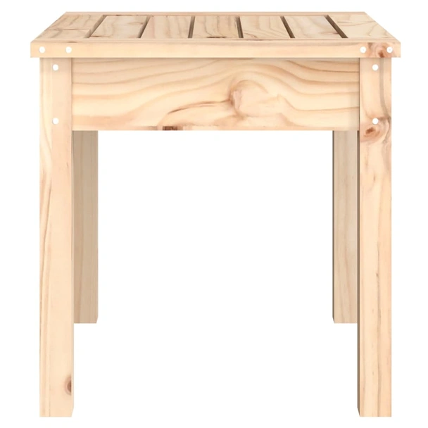 Градинска пейка 50×44×45 см кафява — борово дърво масив - Image 5