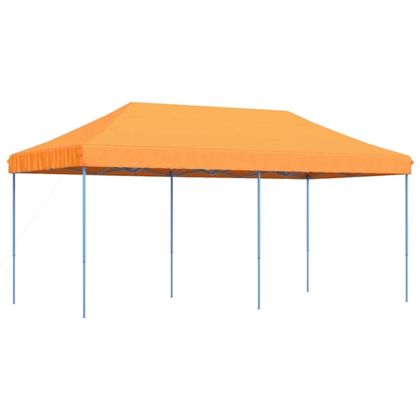 Pop-up парти шатра 5,8 x 2,9 м оранжева — оксфорд с PVC — стоманена рамка - Image 2