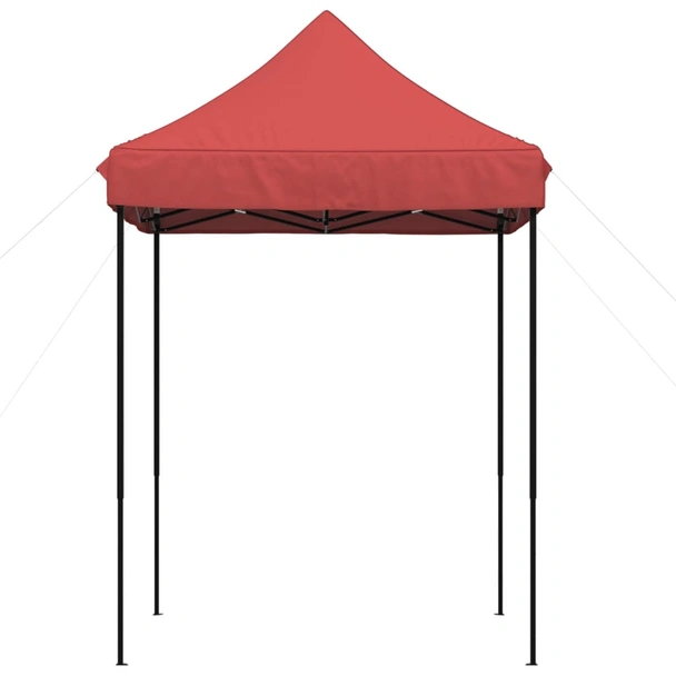 Pop-up парти шатра 2 x 2 м бордо — оксфорд с PVC — стоманена рамка - Image 3