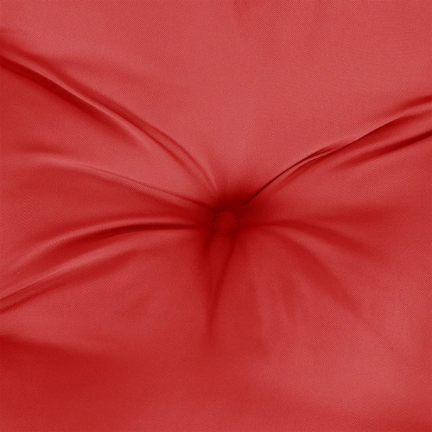 Възглавница за градинска пейка 110x50x7 см червена — оксфорд плат - Image 5