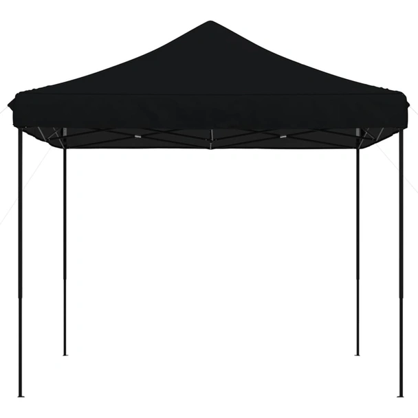 Pop-up парти шатра 2,9 x 2,9 м черна — оксфорд с PVC — стоманена рамка - Image 3