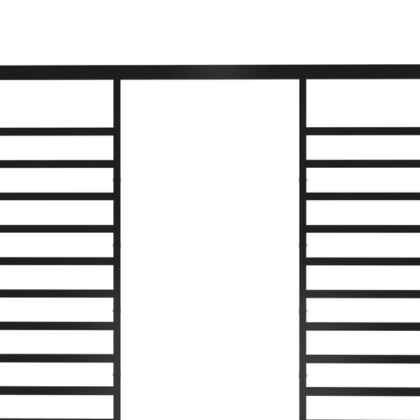 Шатра 4 x 3 м антрацит — полиестер 180 г/м² — прибиращ се покрив — желязна рамка - Image 4